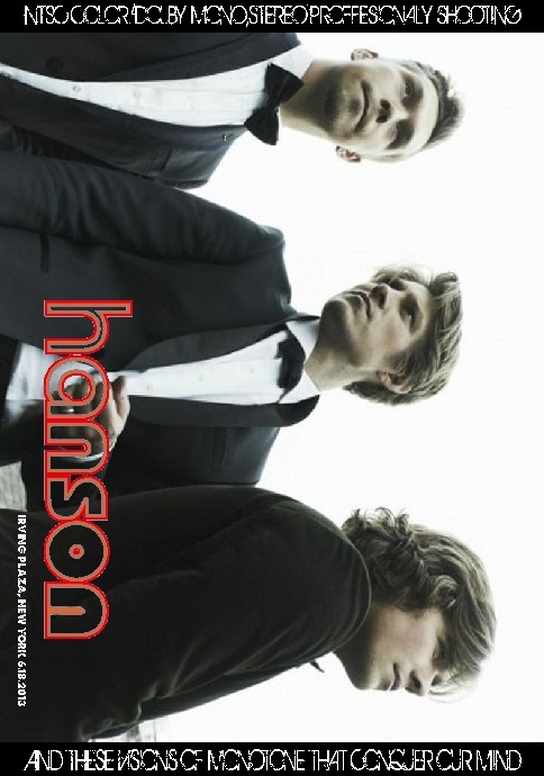Hanson ハンソン/New York,USA 2013