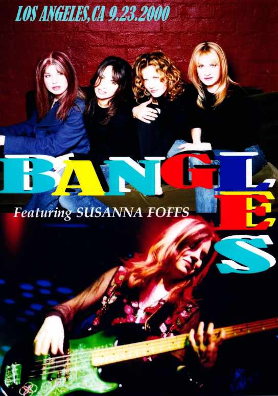 Bangles バングルス/LOS ANGELES,CA 9.23.2000