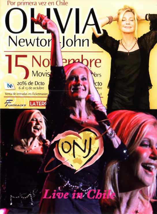 Olivia Newton John オリヴィア・ニュートン・ジョン/Chile 2010