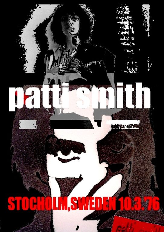 PATTI SMITH パティ・スミス/STOCKHOLM,SWEDEN 10.3.76