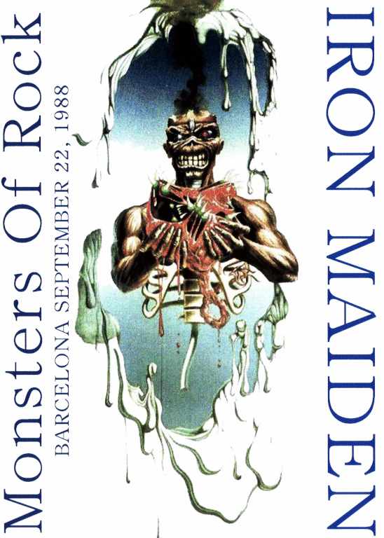 Iron Maiden アイアン・メイデン/Barcelona,Spain 1988