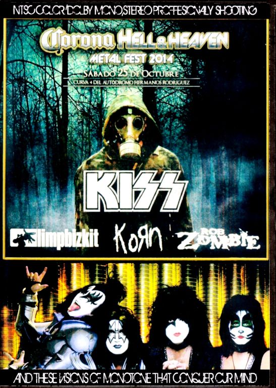 Various Artists Kiss,Limp Bizkit,Korn,Rob Zombie キッス リンプ・ビズキット コーン/Mexico 2014