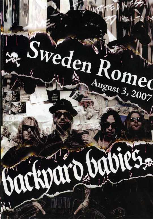 Backyard Babies バックヤード・ベイビーズ/Sweden 2007