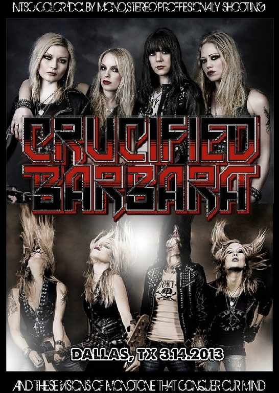 Crucified Barbara クルシファイド・バーバラ/Texas,USA 2013