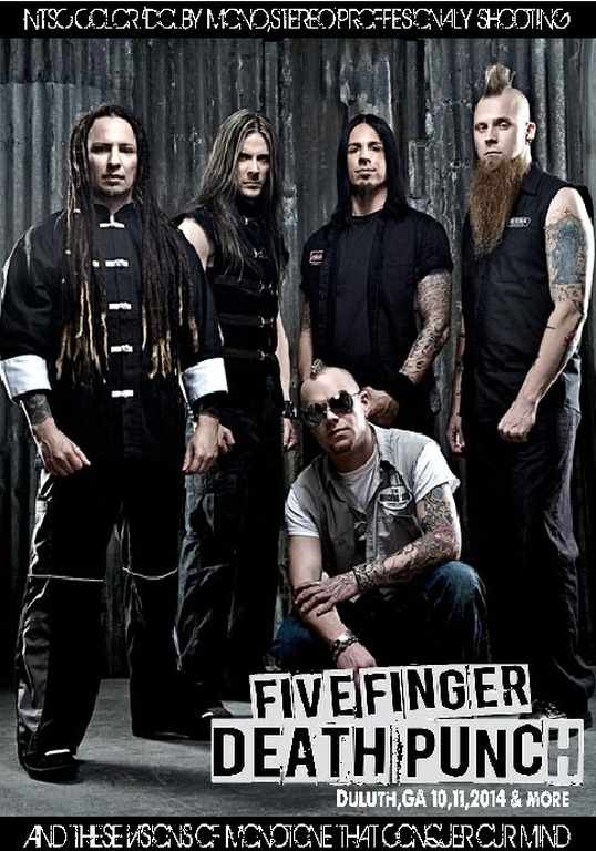 Five Finger Death Punch ファイヴ・フィンガー・デス・パンチ/GA,USA 2014