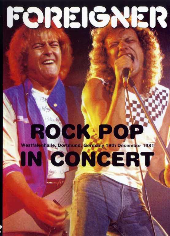 Foreigner フォリナー/Dortmund,Germany 1981
