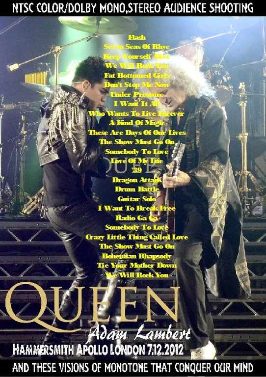 Queen Adam Lambert クィーン アダム・ランバート/London,UK 2012 & more