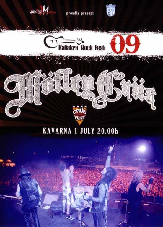 Motley Crue モトリー・クルー/Bulgaria 2009
