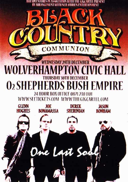 Black Country Communion ブラック・カントリー・コミュニオン/UK 2010