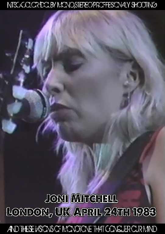 Joni Mitchell ジョニ・ミッシェル/London,UK 1983