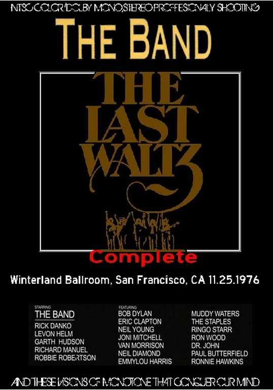 Band The ザ・バンド/California,USA 1976 Complete
