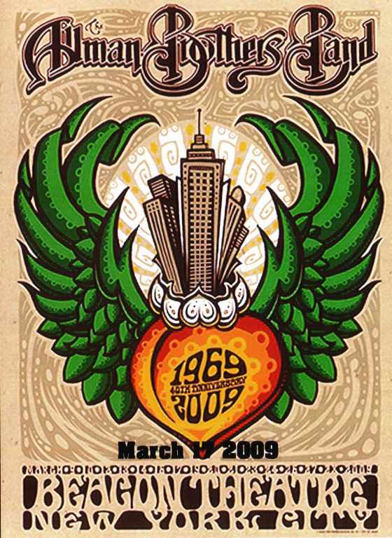 Allman Brothers Band オールマン・ブラザーズ/New York,USA 3.17.2009