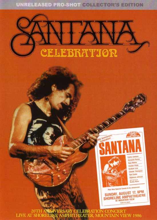 Santana サンタナ/Amphitheater,Mountain View 1986