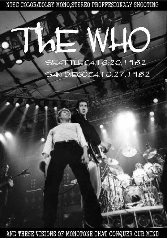 Who,The ザ・フー/Seattle,Washington,USA 1982 & more