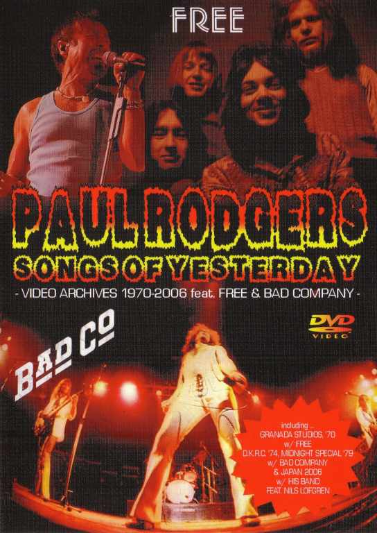 Paul Rodgers ポール・ロジャーズ/Video Archives 1970-2006