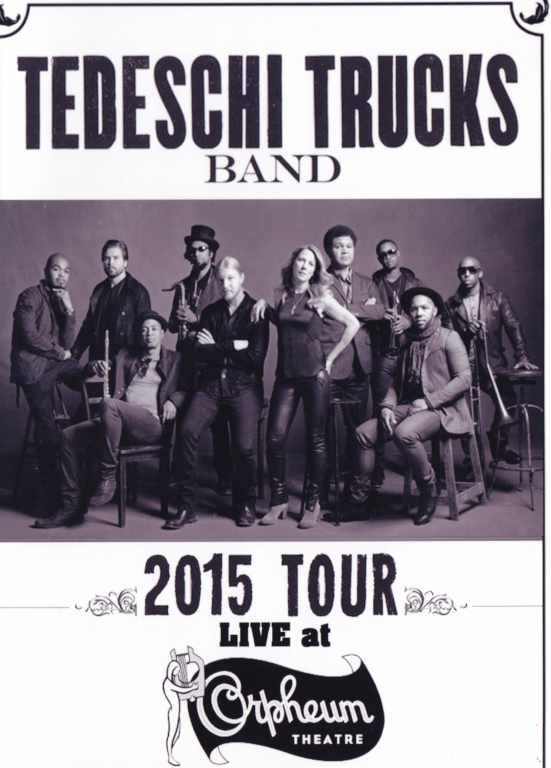 Tedeschi Trucks Band テデスキ・トラックス・バンド/WI,USA 2015 & more