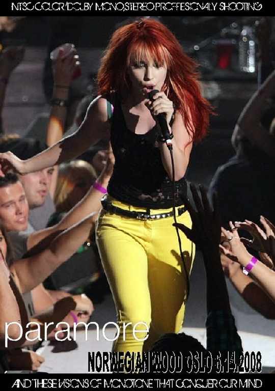 Paramore パラモア/Norway 2008