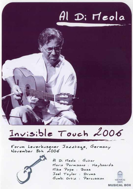 Al Di Meola アル・ディ・メオラ/Jazzrage,Germany 2006