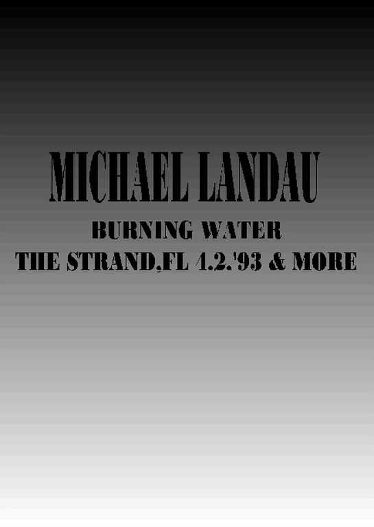 Michael Landau マイケル・ランドゥ/THE STRAND '93 & MORE