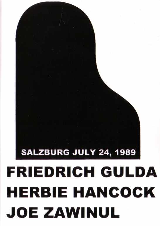 Friedrich Gulda,Herbie Hancock,Joe Zawinul ハービー・ハンコック/Austria 89