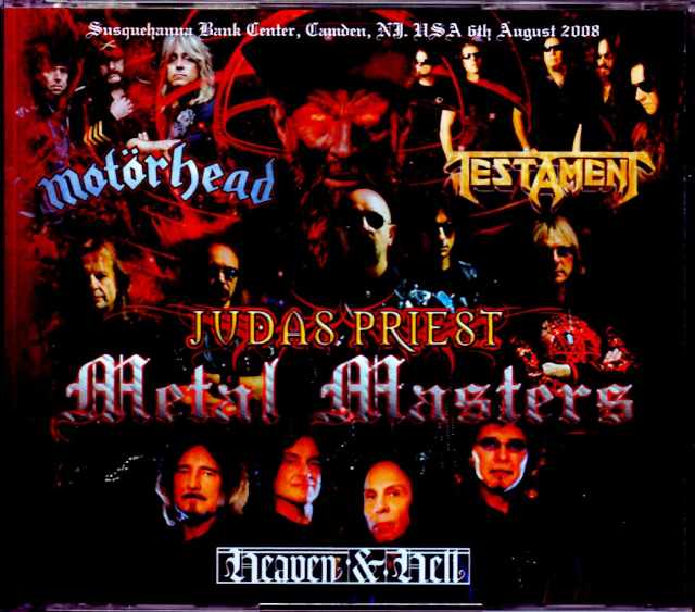 Various Artists Judas Priest,Motorhead,Heaven & Hell/NJ,USA 2008