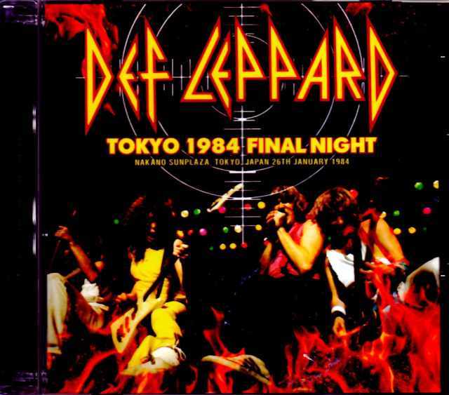 Def Leppard デフ・レパード/Tokyo,Japan 1.26.1984