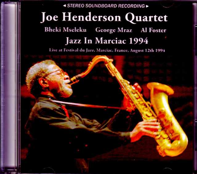 Joe Henderson Quartet ジョー・ヘンダーソン/France 1994