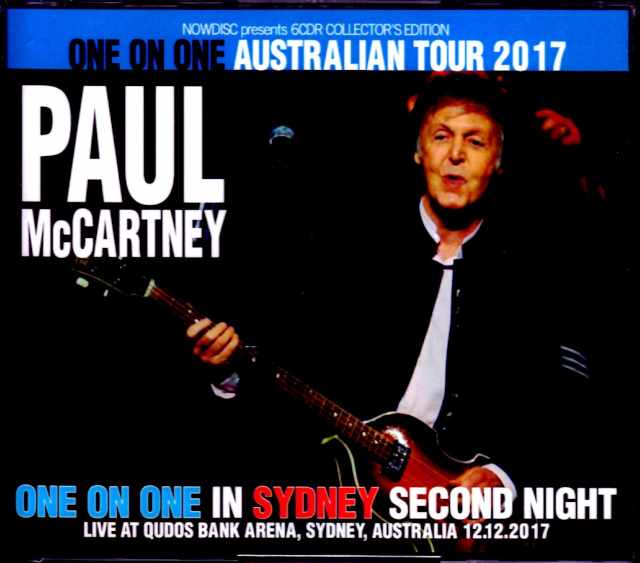 Paul McCartney ポール・マッカートニー/Australia 12.12.2017 S & V