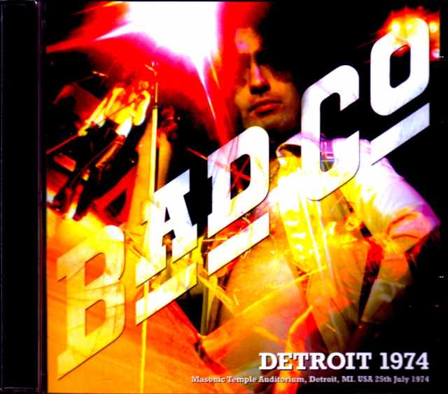 Bad Company バッド・カンパニー/MI,USA 1974