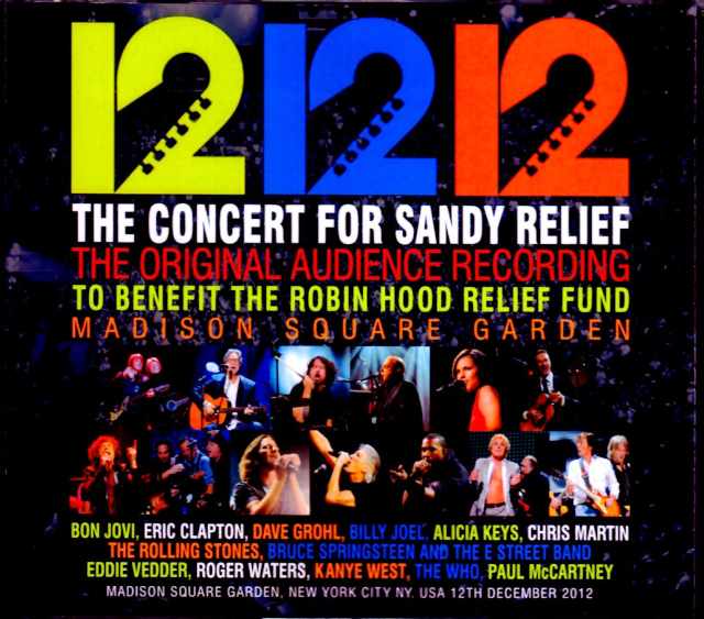 Various Artists Bon Jovi,Eric Clapton,Paul McCartney,Rolling Stones,Billy Joel/NY,USA 2012 Original AUD Master