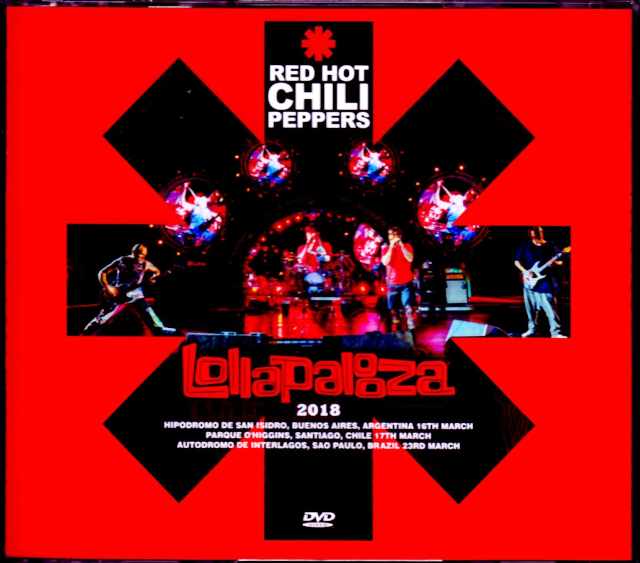 Red Hot Chili Peppers レッド・ホット・チリペッパーズ/Lollapalooza South America Collection 2018