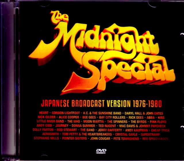 Various Artists Kiss,Heart,Hall & Oates,ABBA,Bay City Rollers/MIdnight Special Japan Broadcast 1976-1980