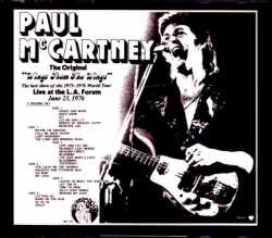 Paul McCartney,Wings ポール・マッカートニー ウイングス/CA,USA 1976