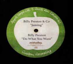 Billy Preston ビリー・プレストン/Apple Studios Acetate