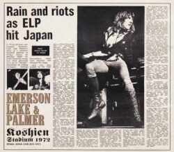 EL & P Emerson,Lake & Palmer エマーソン・レイク・アンド・パーマー/Hyogo '72