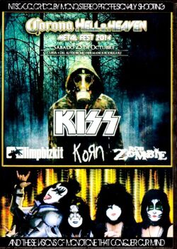 Various Artists Kiss,Limp Bizkit,Korn,Rob Zombie キッス リンプ・ビズキット コーン/Mexico 2014