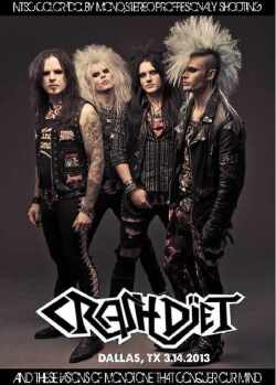 Crashdiet クラッシュダイエット/Texas,USA 2013