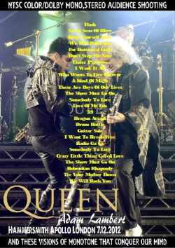 Queen Adam Lambert クィーン アダム・ランバート/London,UK 2012 & more