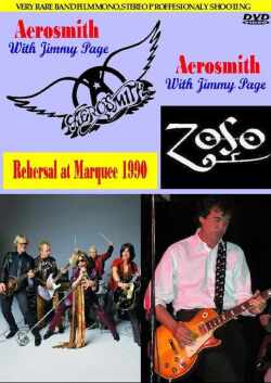 Aerosmith With Jimmy Page/Rehersal at Marquee 1990