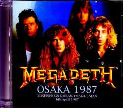 Megadeth メガデス/Osaka,Japan 1987