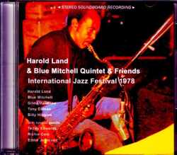 Harold Land,Blue Mitchell Quintet ハロルド・ランド ブルー・ミッチェル/Netherlands 1978