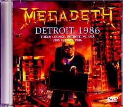 Megadeth メガデス/MI,USA 1986