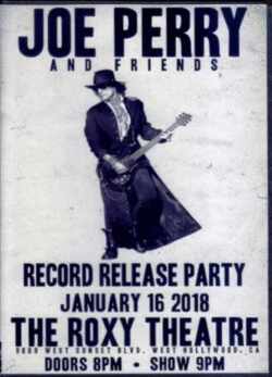 Joe Perry ジョー・ペリー/Promotion Live Collection 2017-2018