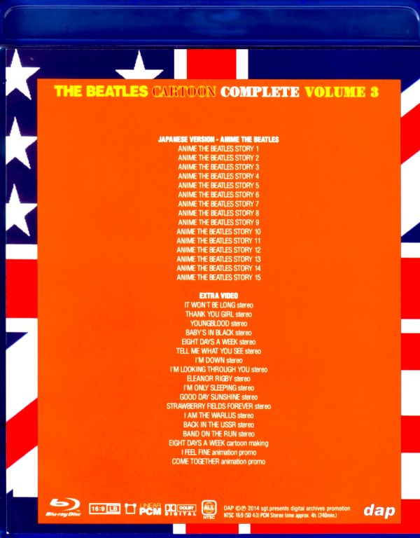 Beatles ビートルズ/Cartoon Complete Vol.3 Blu-Ray Ver.