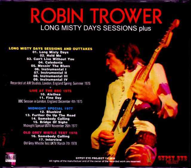 Robin Trower ロビン・トロワー/London,UK 1976