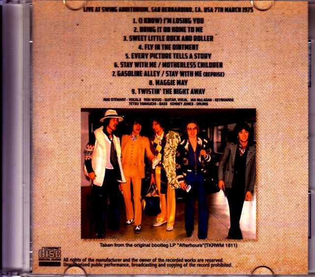 Rod Stewart,Faces ロッド・スチュワート/CA,USA 1975 Original LP Ver