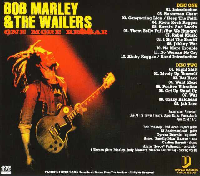 Bob Marley ボブ・マーレィー/Pennsylvania,USA 1976