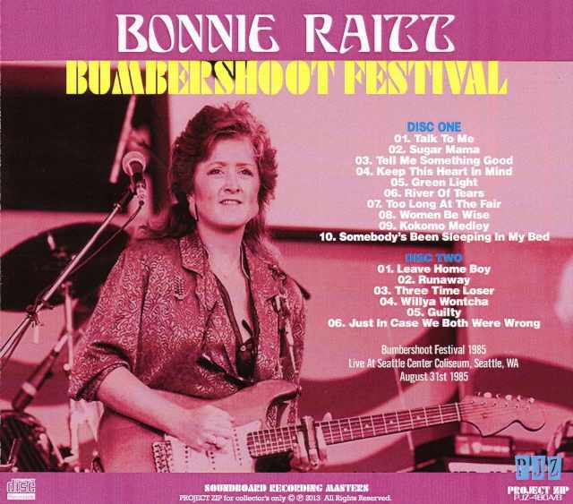 Bonnie Raitt ボニー・レイット/Washington,USA 1985