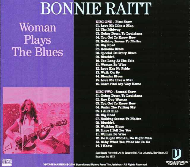Bonnie Raitt ボニー・レイット/Connecticut,USA 1972