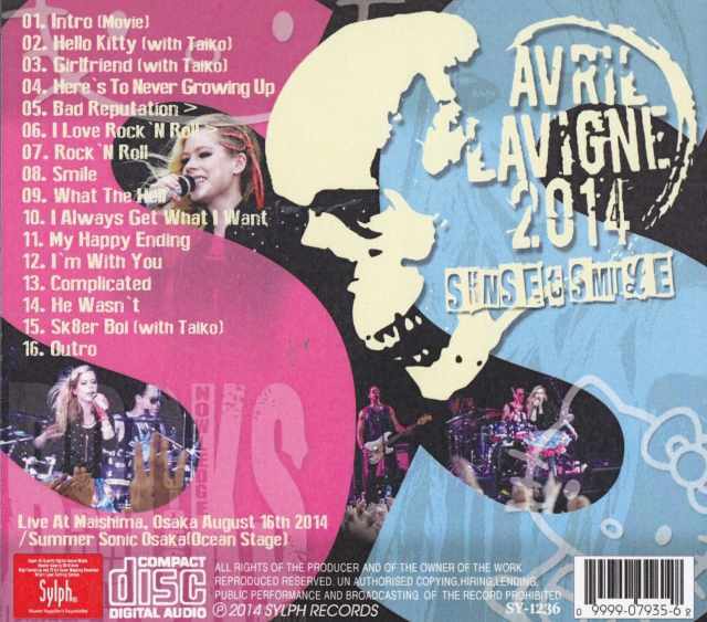 Avril Lavigne アヴリル・ラヴィーン/Osaka,Japan 8.16.2014